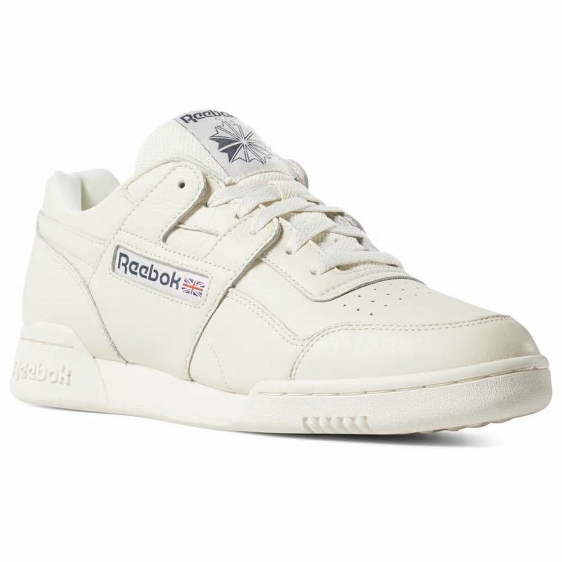 Tenisi Reebok Workout Plus Barbati Albi/Albastri Romania NE6050GY